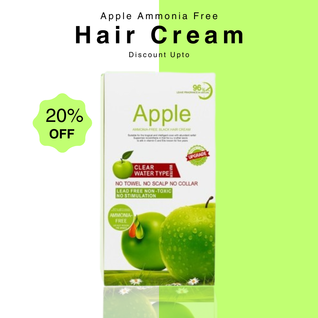 Apple Professional Hair Color Cream – Organic, (1000ML)