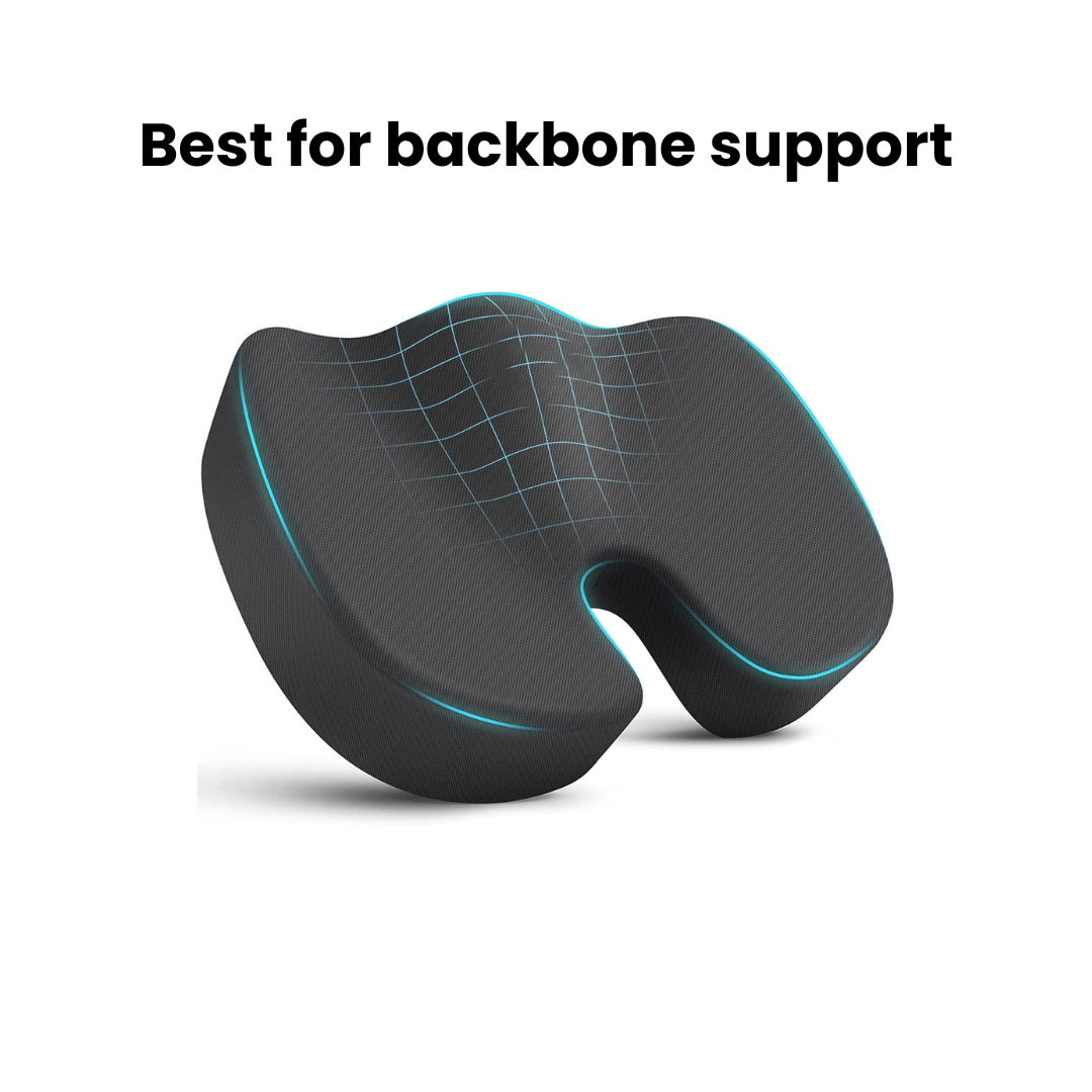 All-in-One Luxe Comfort Cushion/Seat chair cushion for tail bone & back care