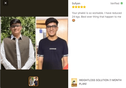 Weight Loss Solution (2 Months Plan) – Natural & Effective Transformation